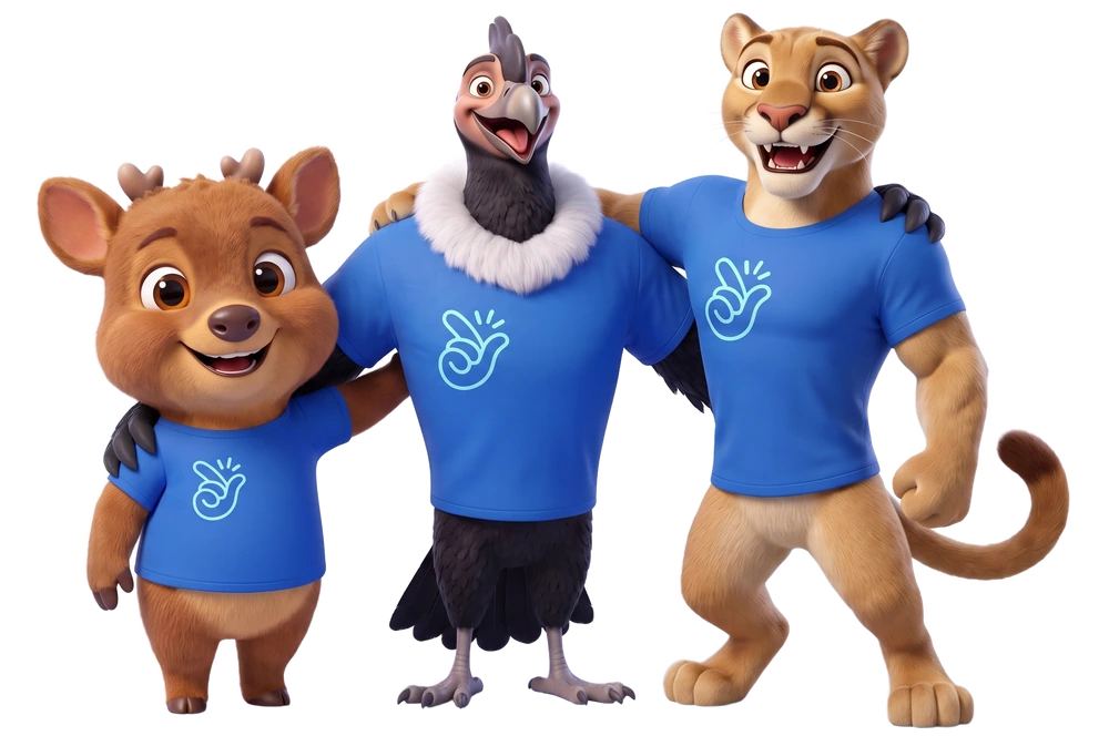 Pudú, Cóndor y Puma — el equipo de Simple Trust